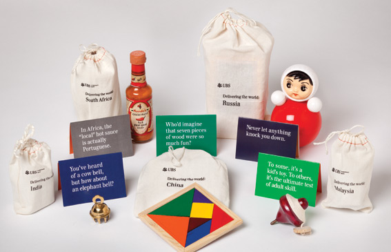 UBS World Toys as giveaways
