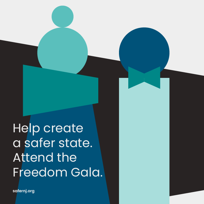 A social media asset citing announcements from NJ Coalition Against Human Trafficking.