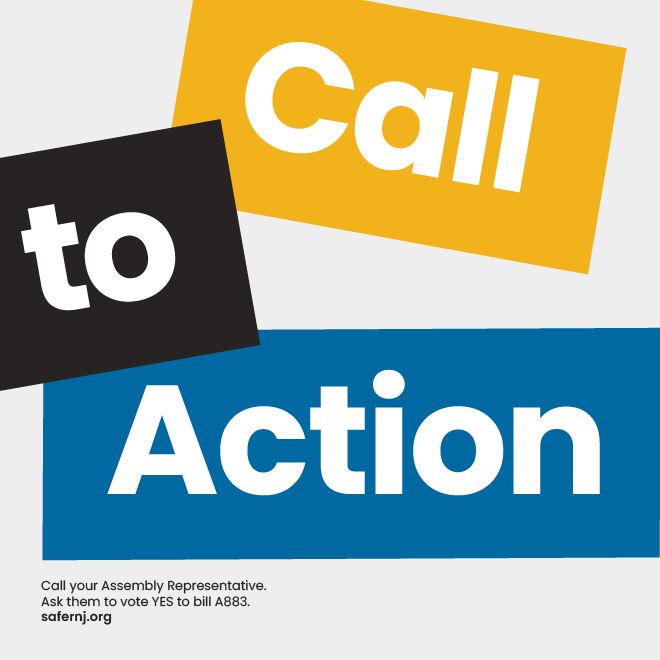 A social media asset citing announcements from NJ Coalition Against Human Trafficking.