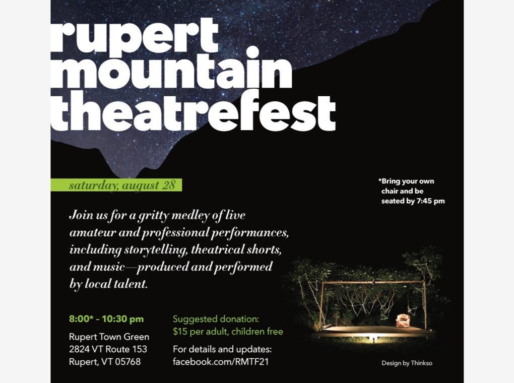 Rupert Mountain Theatrefest digital ad