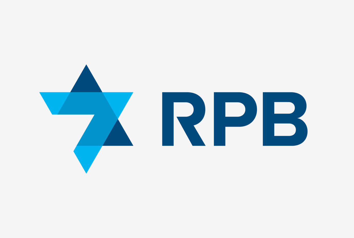 The star-like symbol and logotype for RPB.